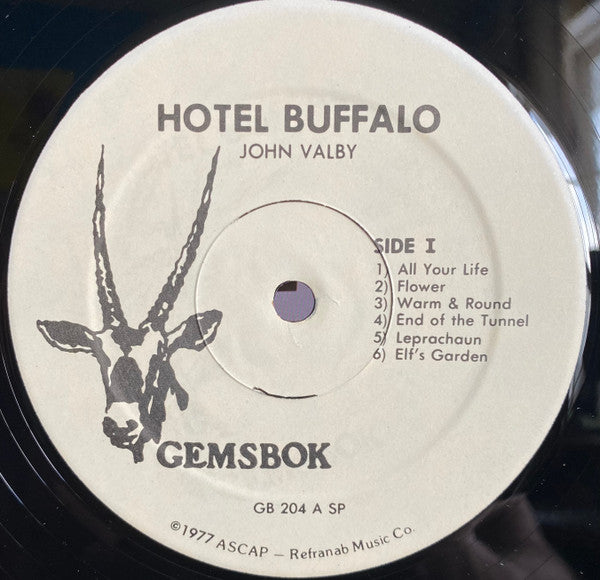 John Valby : Hotel Buffalo (LP)