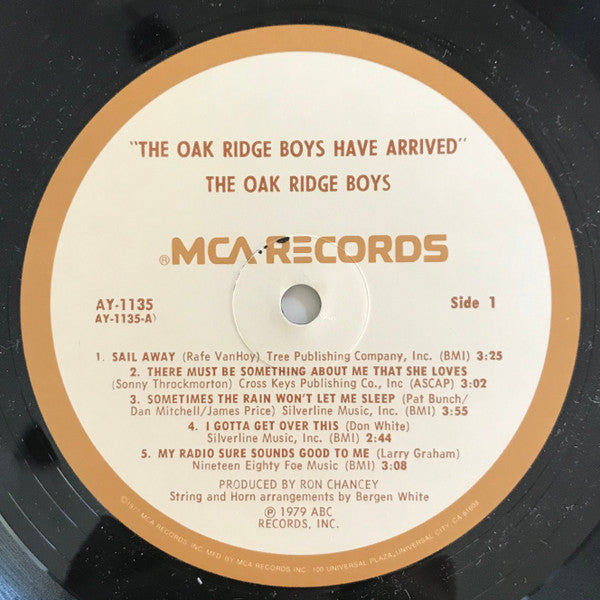The Oak Ridge Boys : The Oak Ridge Boys Have Arrived (LP, Album, Pin)