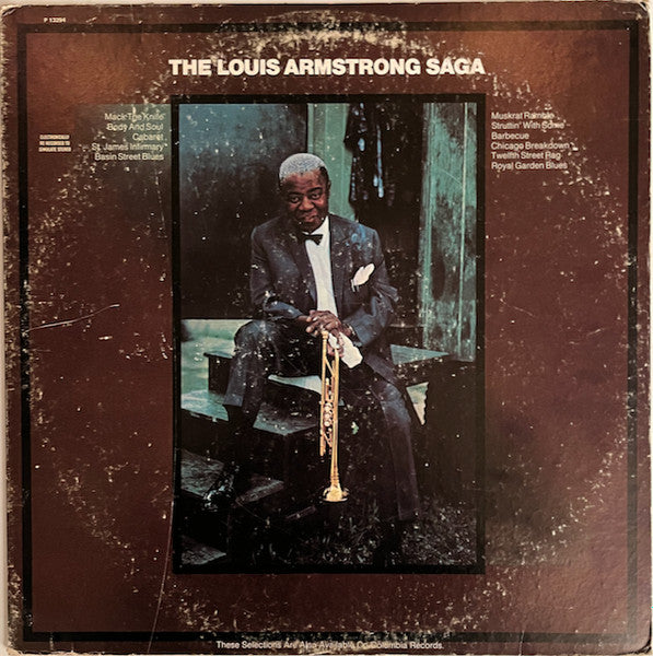 Louis Armstrong : The Louis Armstrong Saga (LP, Comp, RE)