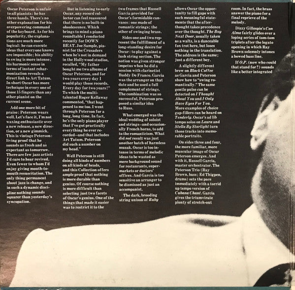 Oscar Peterson : The Oscar Peterson Collection (2xLP, Comp, Promo)