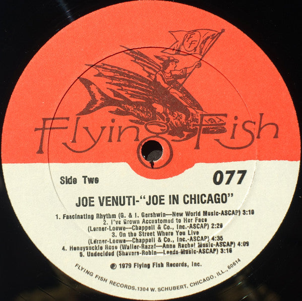Joe Venuti : Joe In Chicago, 1978 (LP, Album)
