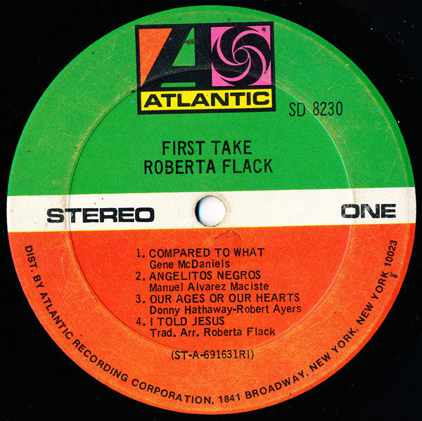 Roberta Flack : First Take (LP, Album, 184)