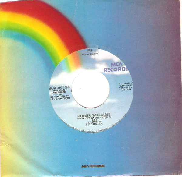 Roger Williams (2) : Theme From New York, New York / Me (7", Single)