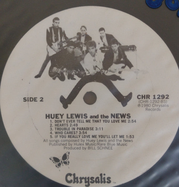 Huey Lewis & The News : Huey Lewis and the News (LP, San)