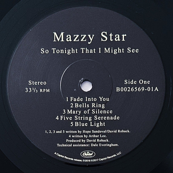 Mazzy Star : So Tonight That I Might See (LP, Album, RE)