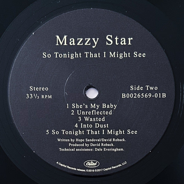 Mazzy Star : So Tonight That I Might See (LP, Album, RE)