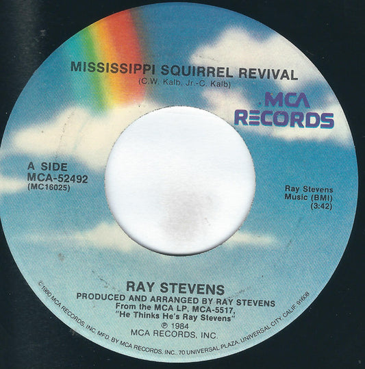 Ray Stevens : Mississippi Squirrel Revival (7", Pin)
