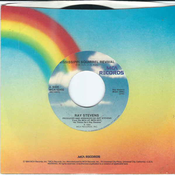 Ray Stevens : Mississippi Squirrel Revival (7", Pin)
