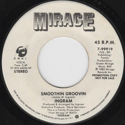 Ingram : Smoothin Groovin (7", Single, Promo)