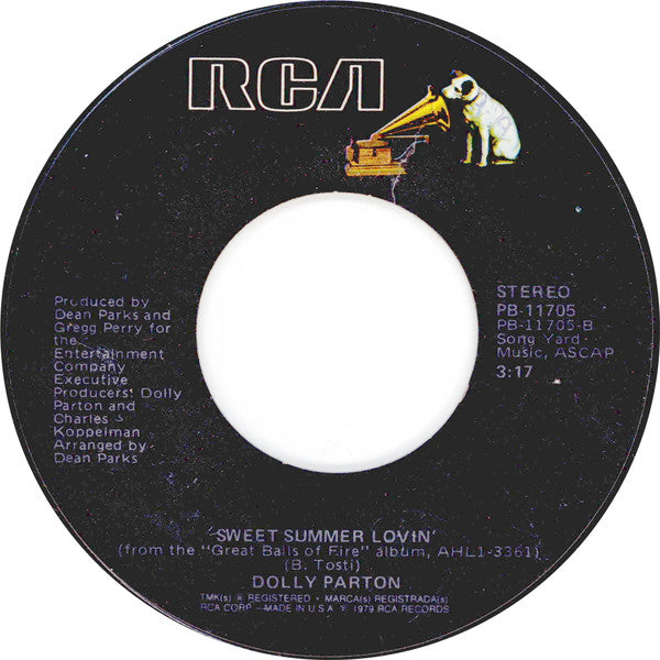 Dolly Parton : Great Balls Of Fire (7", Single, Styrene)