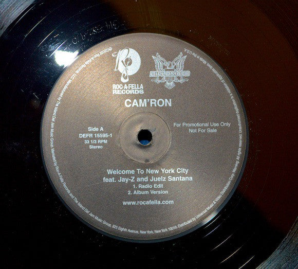 Cam'ron : Welcome To New York City (12")
