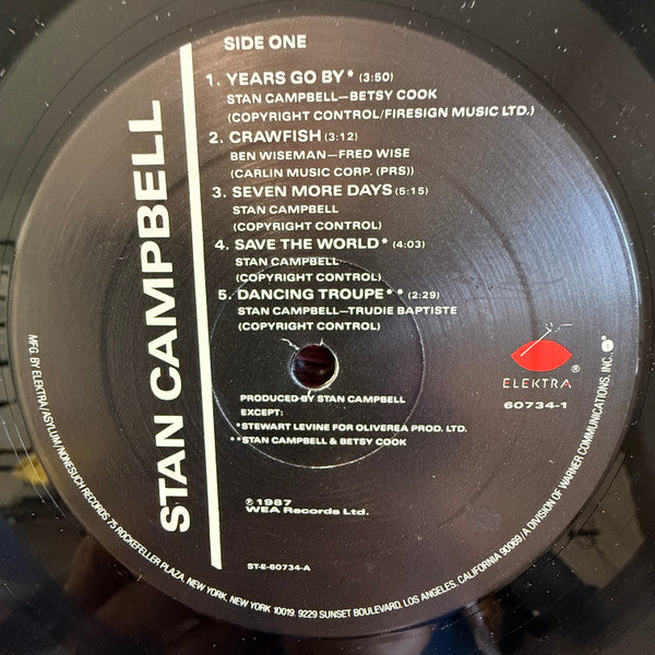 Stan Campbell : Stan Campbell (LP, Album, Aud)