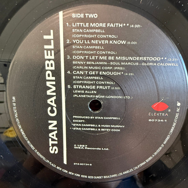 Stan Campbell : Stan Campbell (LP, Album, Aud)