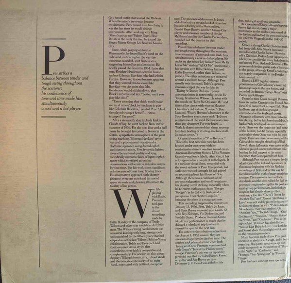 Lester Young : Pres And Teddy And Oscar (2xLP, Comp)