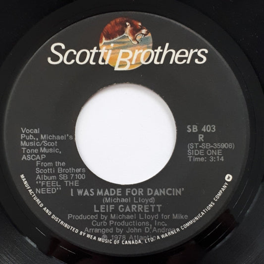 Leif Garrett : I Was Made For Dancin' / Living Without Your Love (7", Single)