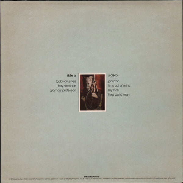 Steely Dan : Gaucho (LP, Album, Glo)