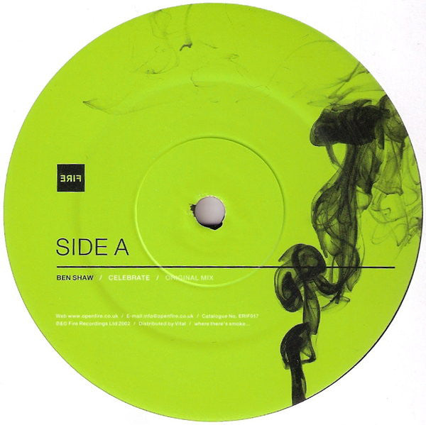 Ben Shaw : Celebrate (12")