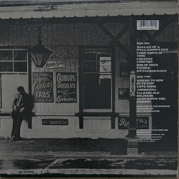 Elton John : Tumbleweed Connection (LP, Album, RE, Pin)