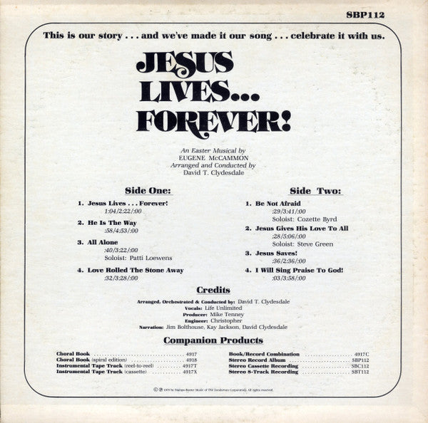 Eugene McCammon : Jesus Lives...Forever! (LP, Album)