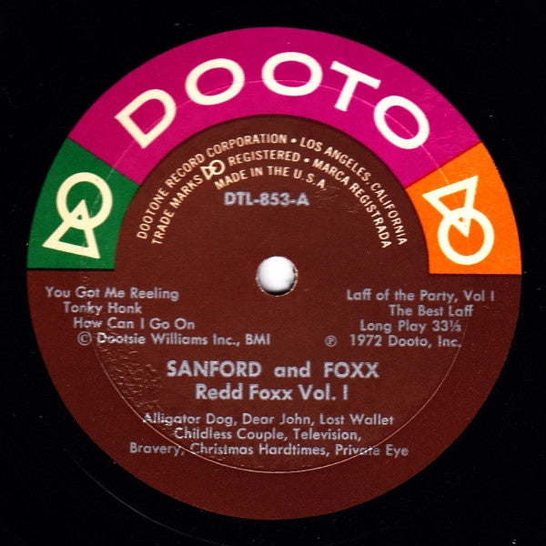 Redd Foxx : Sanford & Foxx (LP, Album)