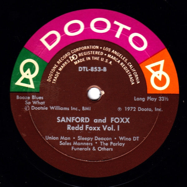 Redd Foxx : Sanford & Foxx (LP, Album)