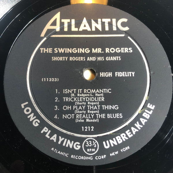 Shorty Rogers And His Giants : The Swinging Mr. Rogers (LP, Album, Mono)