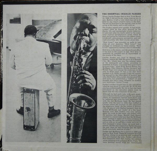 Charlie Parker : The Essential Charlie Parker (LP, Comp, Mono, Gat)