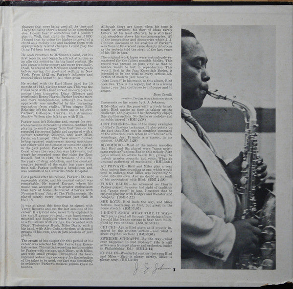 Charlie Parker : The Essential Charlie Parker (LP, Comp, Mono, Gat)