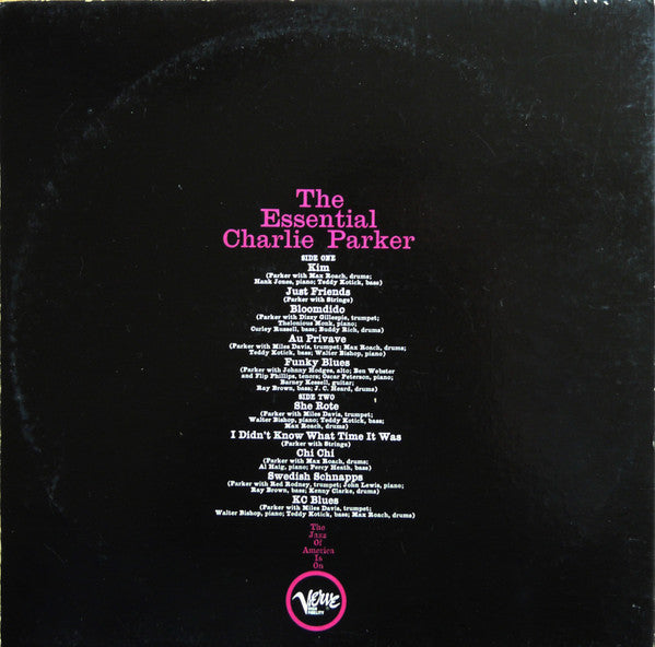 Charlie Parker : The Essential Charlie Parker (LP, Comp, Mono, Gat)