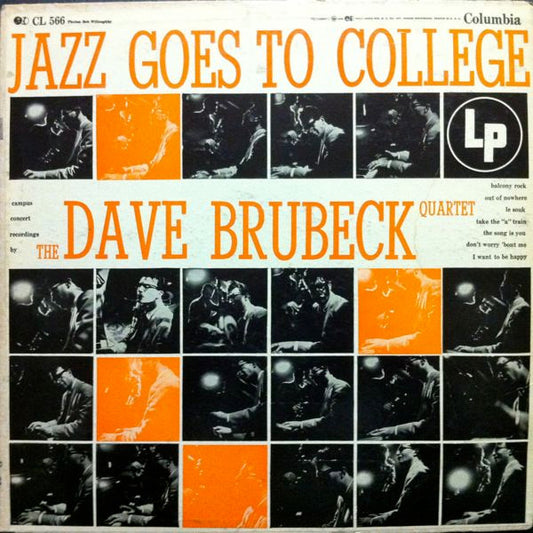 The Dave Brubeck Quartet : Jazz Goes To College (LP, Album, Mono, RP, Lam)