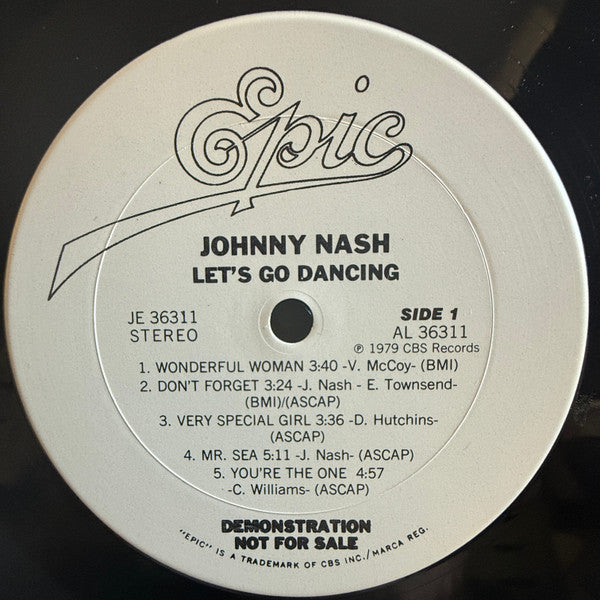 Johnny Nash : Let's Go Dancing (LP, Promo)