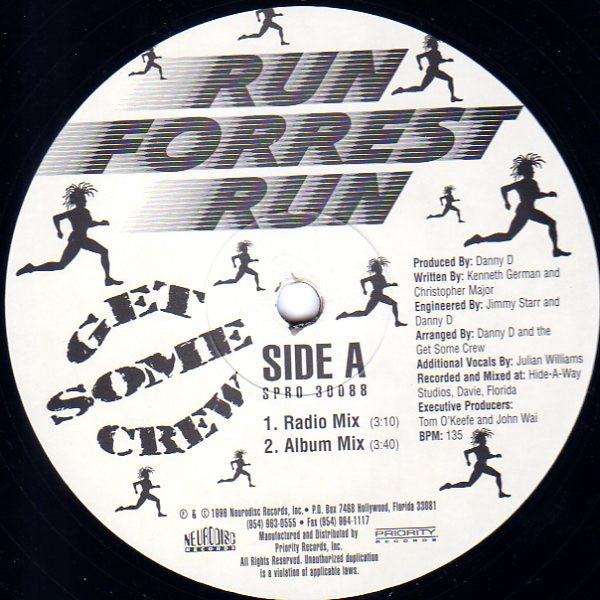 Get Some Crew : Run Forrest Run (12")