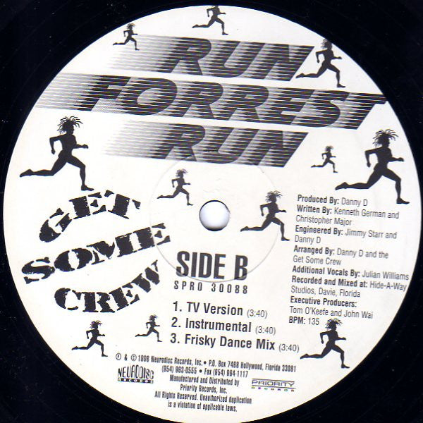 Get Some Crew : Run Forrest Run (12")