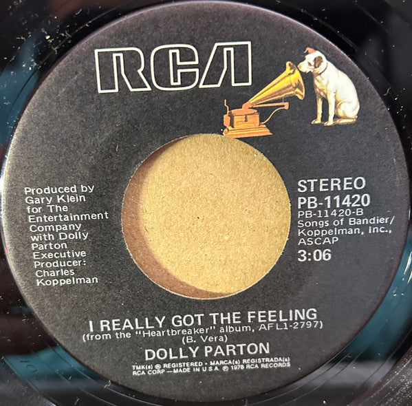 Dolly Parton : Baby I'm Burnin' (7", Single, Ind)