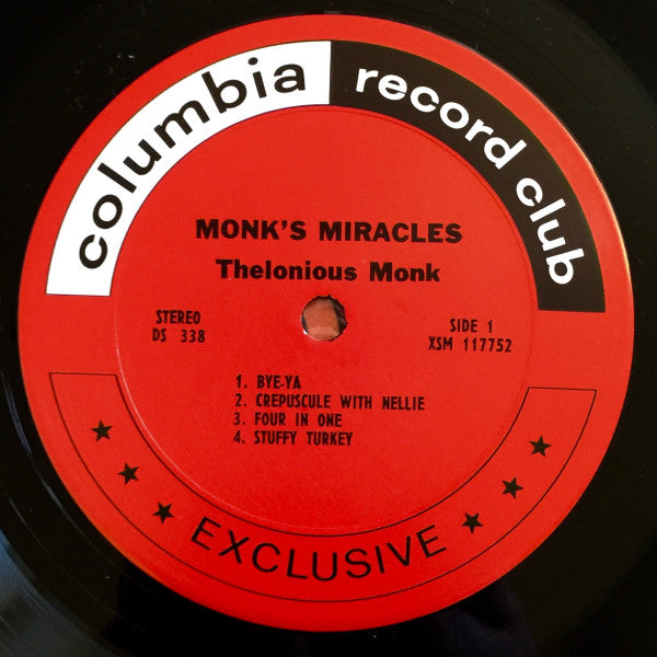 Thelonious Monk : Monk's Miracles (LP, Comp, Club)