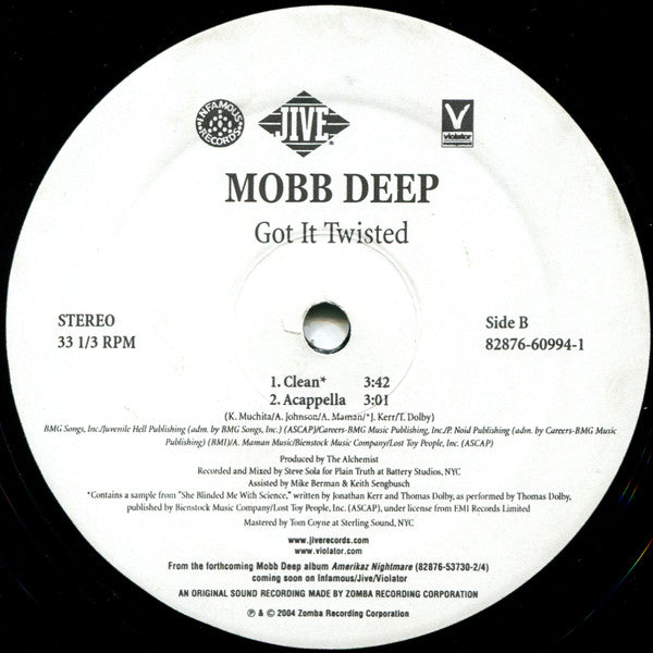 Mobb Deep : Got It Twisted (12", Single)
