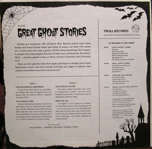 Various : Great Ghost Stories (LP, Album)