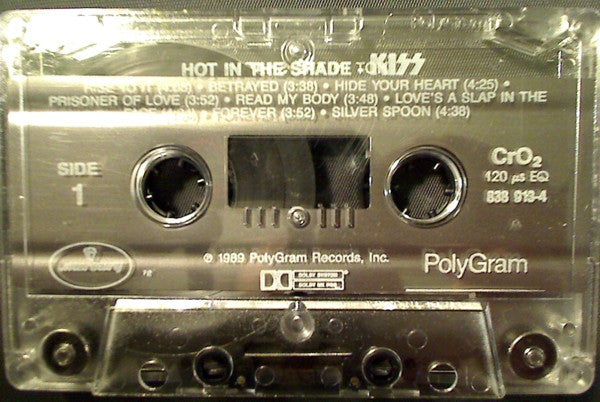 Kiss : Hot In The Shade (Cass, Album, 72 )