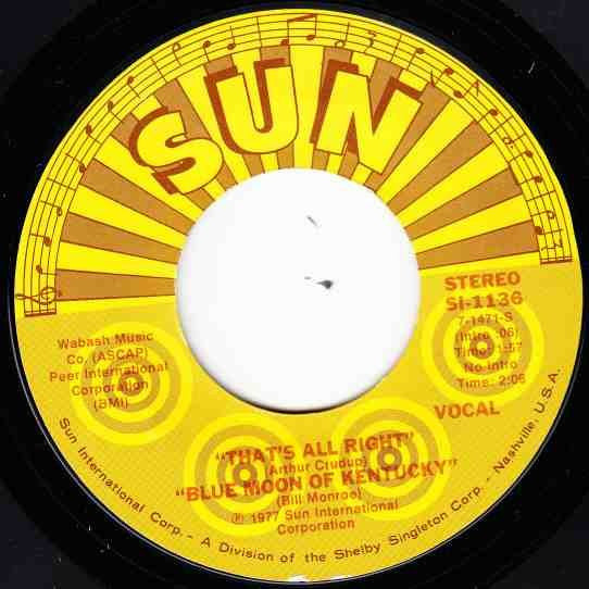 Misty (12) / Jimmy Ellis : D.O.A. / That's All Right / Blue Moon Of Kentucky (7", EP, Styrene, Ter)