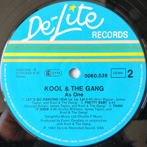 Kool & The Gang : As One (LP, Album)