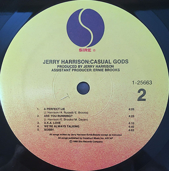 Jerry Harrison:Casual Gods* : Casual Gods (LP, Album)