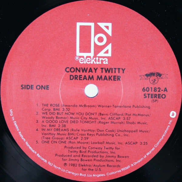 Conway Twitty : Dream Maker (LP, Album, Spe)