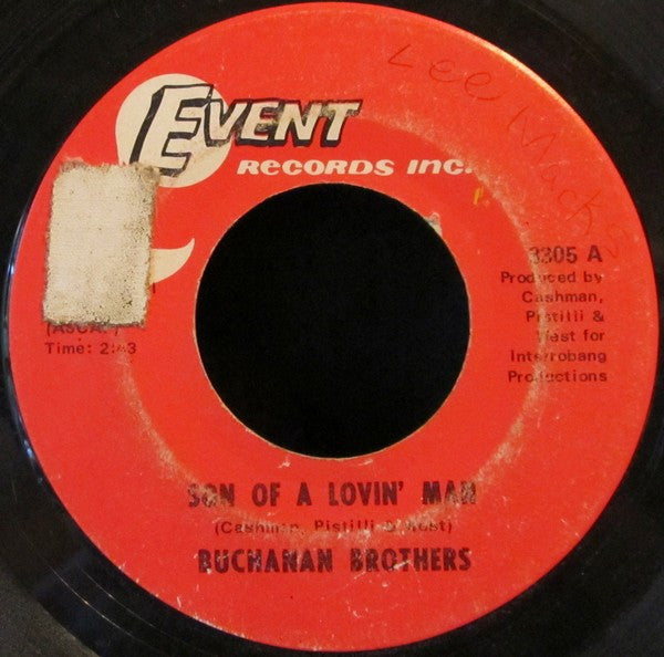 Buchanan Brothers (2) : Son Of A Lovin' Man / I'll Never Get Enough (7", Single)