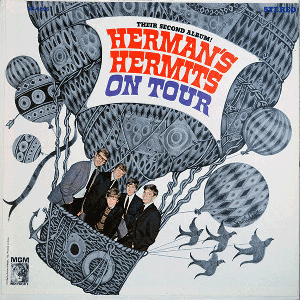 Herman's Hermits : Their Second Album! Herman's Hermits On Tour (LP, Album, Club)