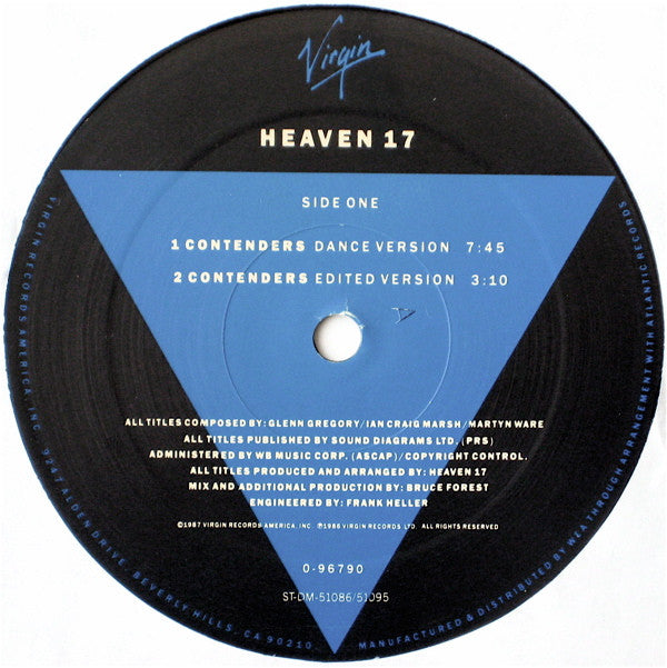 Heaven 17 : Contenders (12", Single, All)