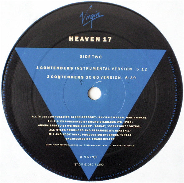 Heaven 17 : Contenders (12", Single, All)