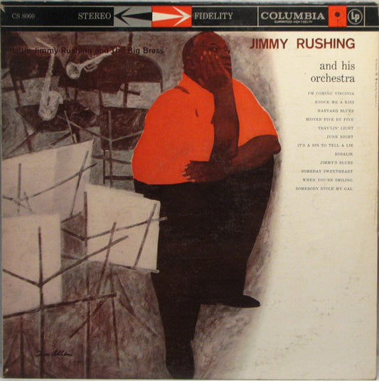 Jimmy Rushing And His Orchestra : Little Jimmy Rushing And The Big Brass (LP, Album)