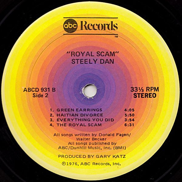 Steely Dan : The Royal Scam (LP, Album)