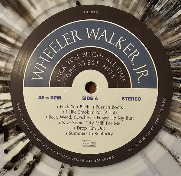 Wheeler Walker Jr. : Fuck You Bitch: All-Time Greatest Hits (LP, Comp, Bla)