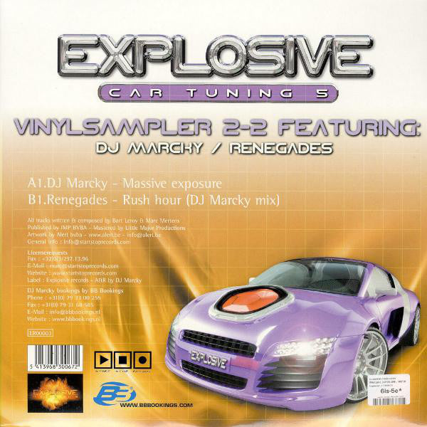 DJ Marcky / The Renegades (5) : Explosive Car Tuning 5 Vinylsampler 2-2 (12")
